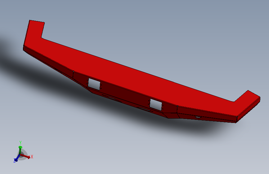 A3000647-吉普牧马人前保险杠 1