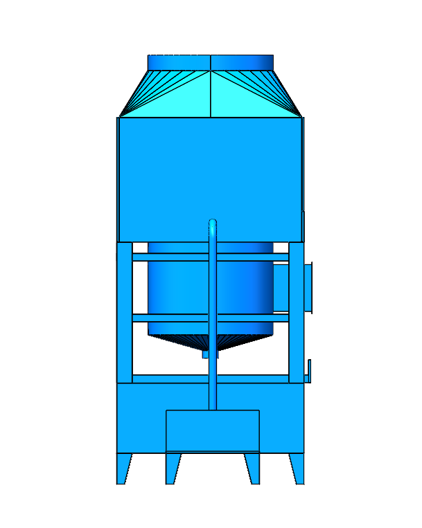 气动单桶旋流塔