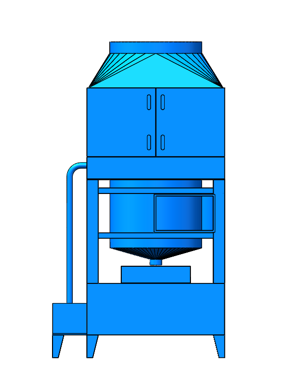气动单桶旋流塔