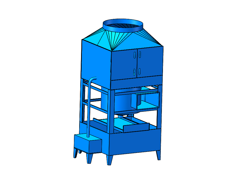 气动单桶旋流塔
