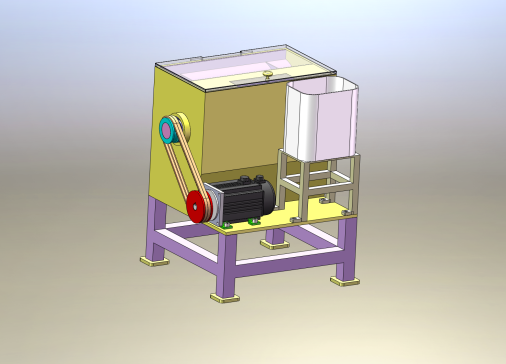 多功能瓜果水果切片机切丝机设计 含三维SW模型3D+CAD图纸+说明书