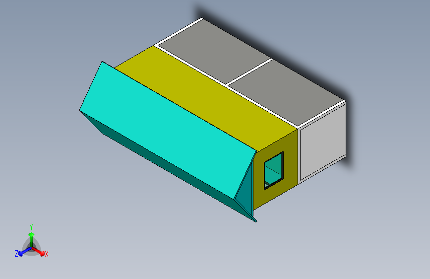 拌合站操作室模型图