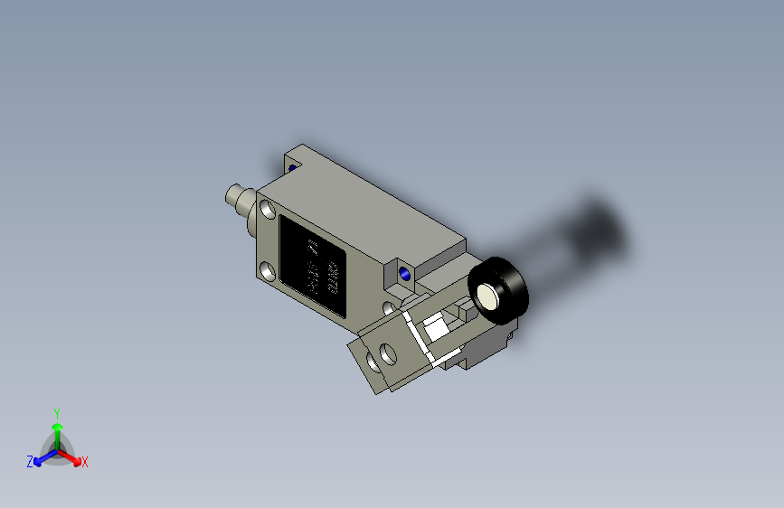 昌得CNTD TZ-8108行程开关3D模型