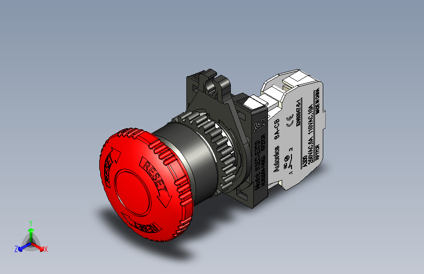 常用配件按钮 S2ER-E3RB - Autonics