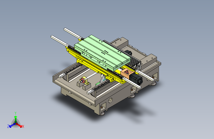 半导体晶圆载具精密平移台