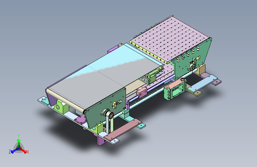 包装纸箱自动输送定位台