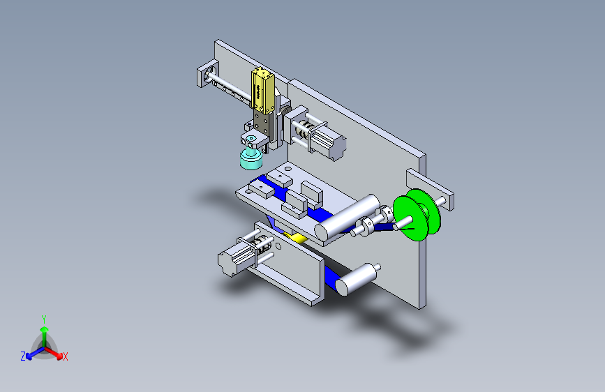 编带式电子元件裁切送料机