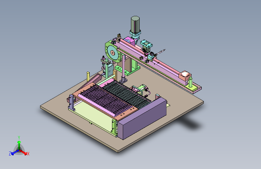 伺服驱动自动码垛机构