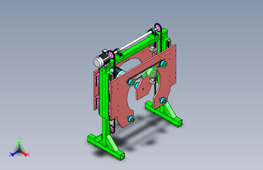 大型工件升降翻转夹具