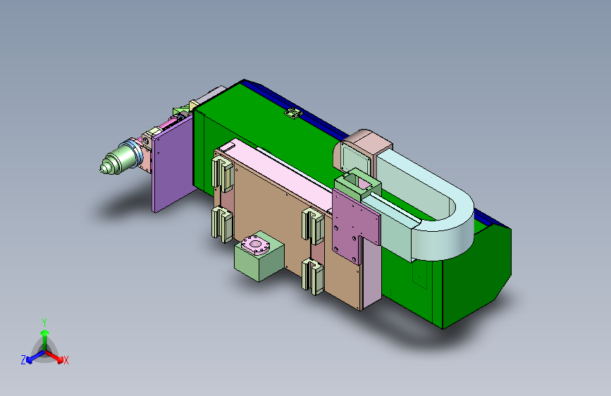 带防护的线性伺服钻孔工作站