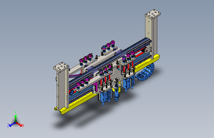 刀片电池模组抓取移栽机构