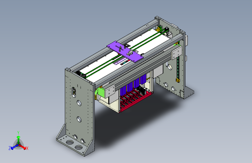 动力电池包自动化装配工位框架