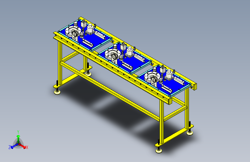 多工位齿轮组件装配线