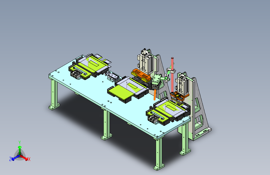多工位电池 Pack 组装工作站