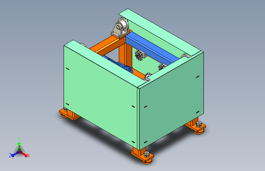 工业传动机构安全防护测试台