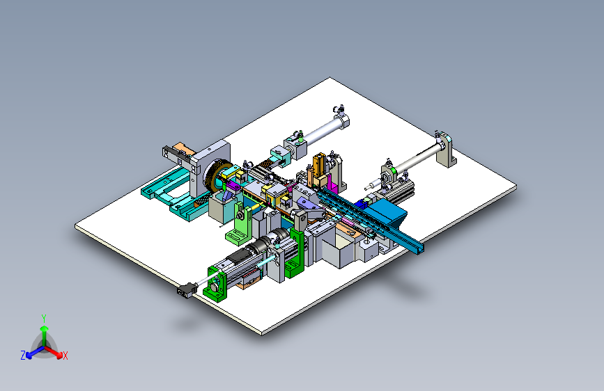 工业机器人末端多轴微调夹具