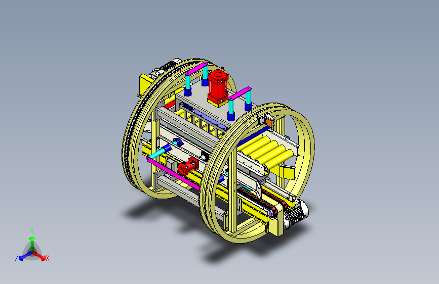 环形物料缓存输送线