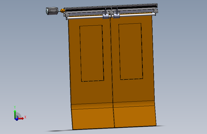 地铁塞拉门系统 三维SW2016带参==1444068=250