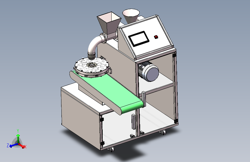 包子机三维SW+CAD图纸