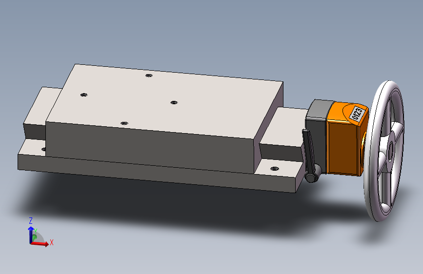 燕尾槽丝杆调节手动滑台