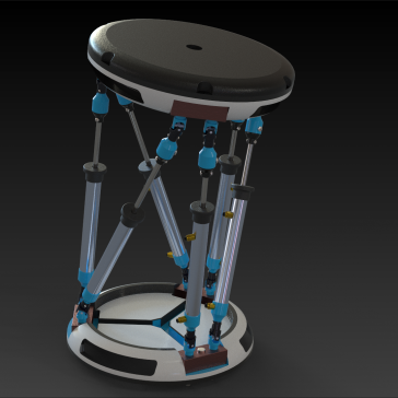 6轴铰接机构稳定器