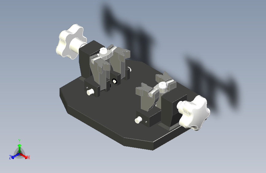 Fixture - 448推杆式夹紧器工装夹具
