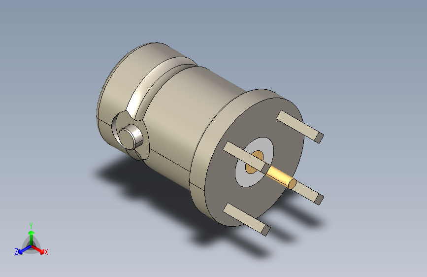 B2000694-安费诺射频 4 GHz BNC同轴穿板垂直印刷电路板连接器