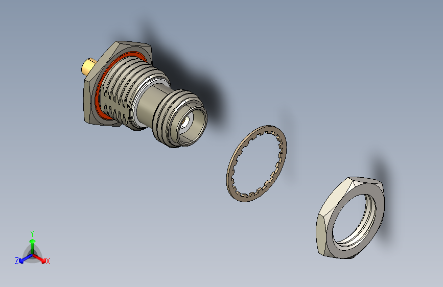 B2000707-罗森伯格 TNC 同轴 11 GHz 射频密封型板状连接器
