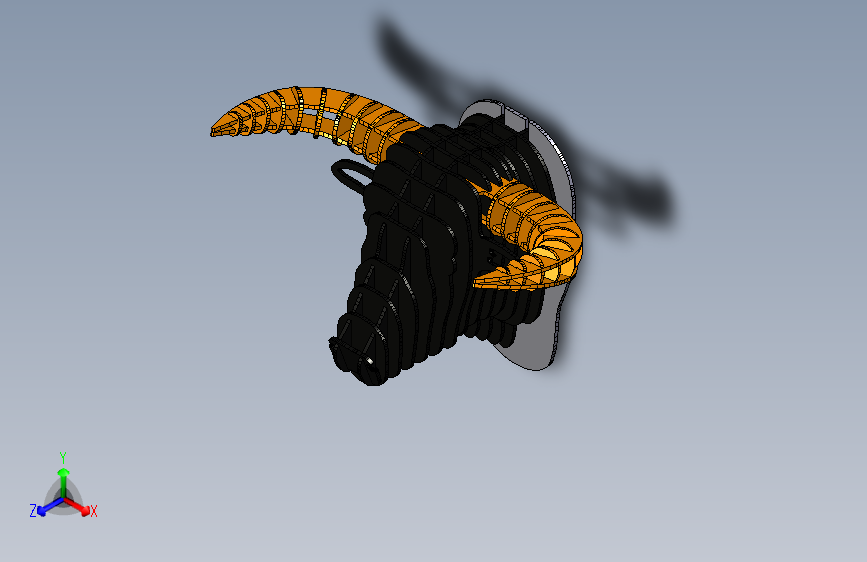 B2000734-公牛奖杯