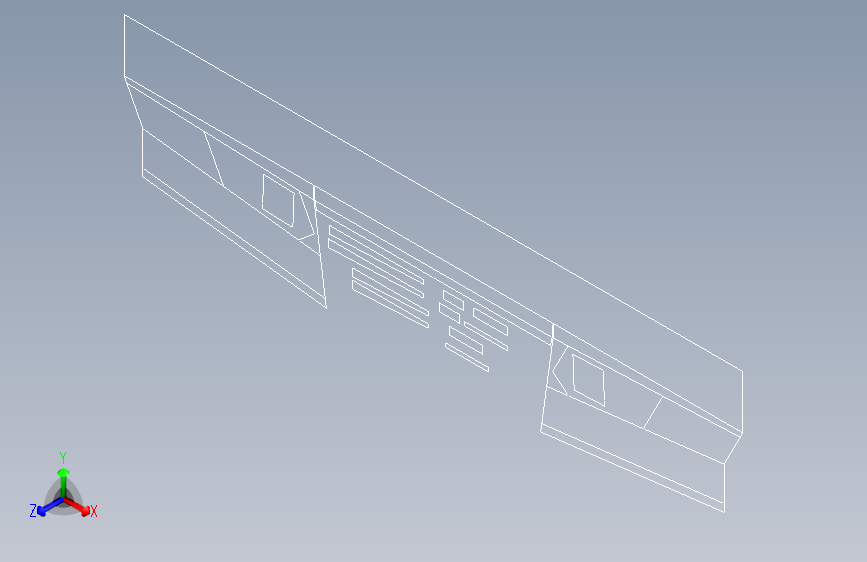 B3000558-日产-巡逻车-后保险杠