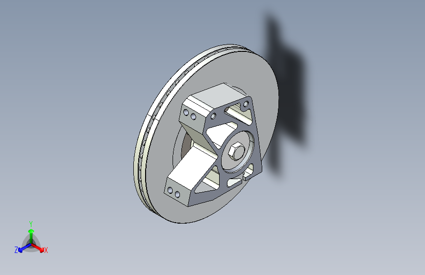 B3000584-莲花Elise S1前轮毂组件带盘
