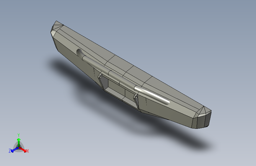 B3000640-SCX10 前保险杠
