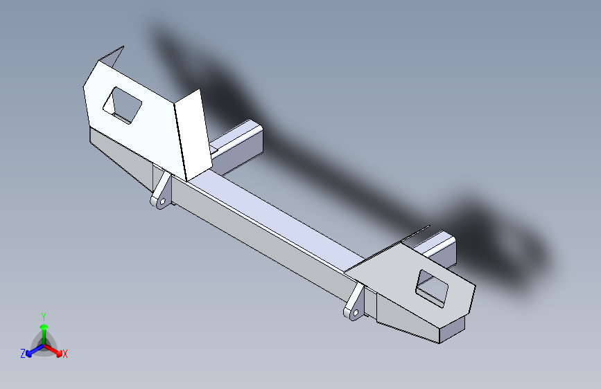 B3000643-吉普牧马人TJ前保险杠