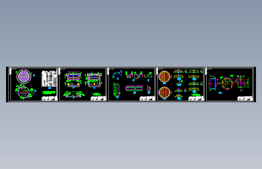 污水处理工程UASB反应器工艺图纸