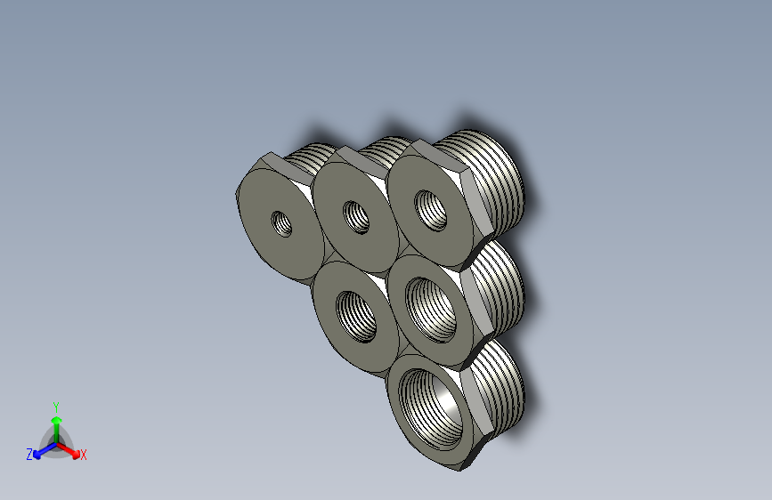 A3000708-六角头衬套 NPS 1 x1_8...3_4