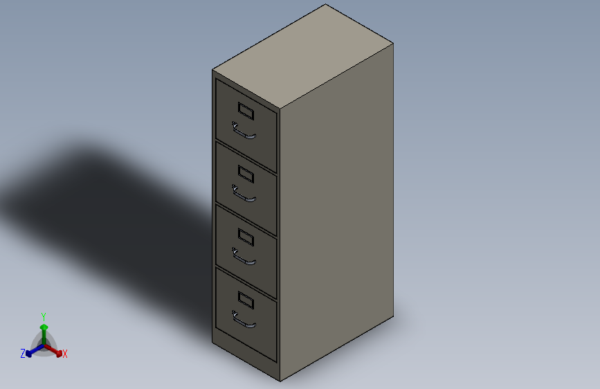 A3000739-钢制90年代文件柜