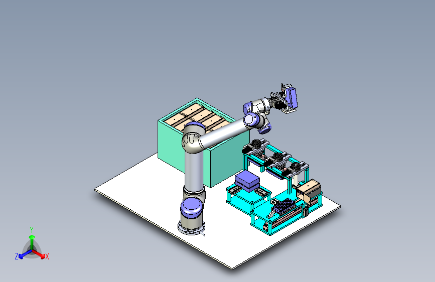 锂电池电芯分拣码垛工作站