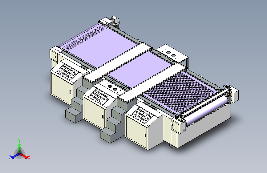 宽幅卷材表面处理机