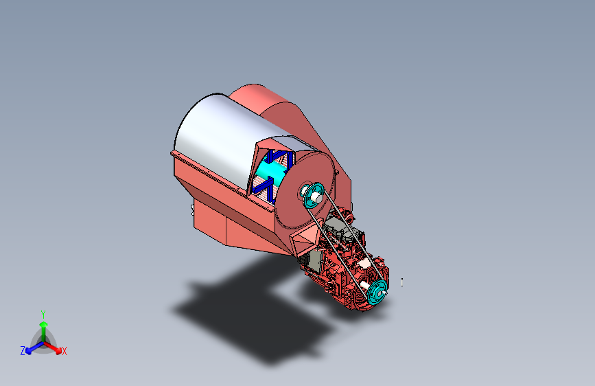 农业物料粉碎输送一体机