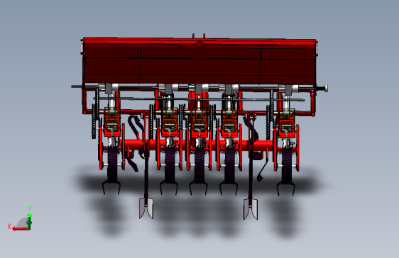 大豆玉米套种播种机JX5