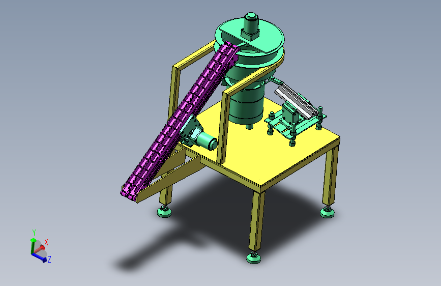 铁钉整理机设计(sw14+工程图+说明书)