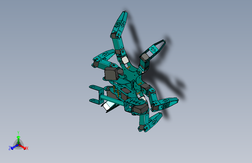 蜘蛛救援机器人仿生机器人--556541--85