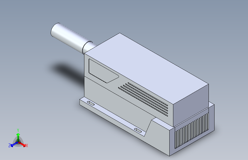 端泵2W3W激光器模型