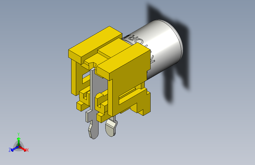 A0000515-PCB 安装 90 度 1-RCA (AV-5)