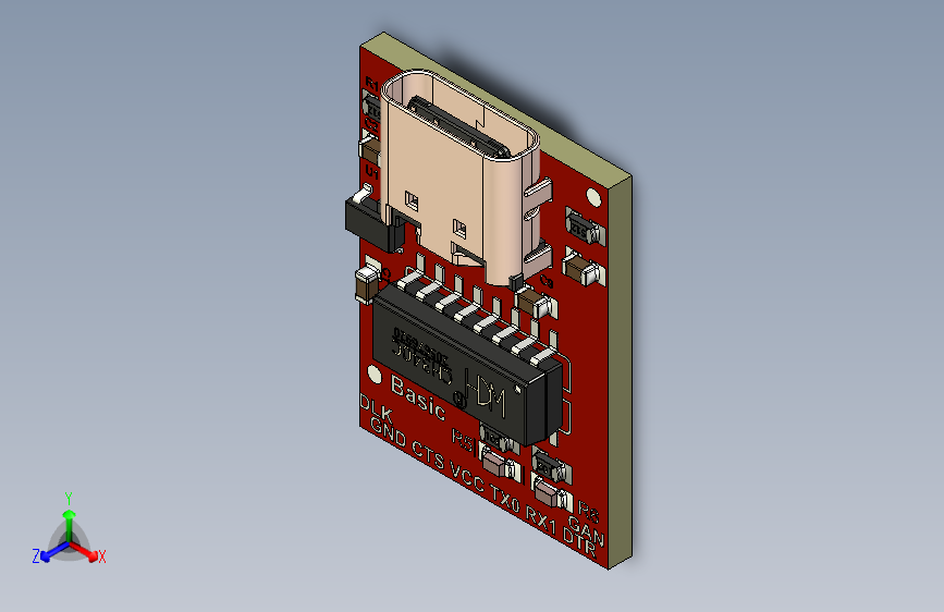 A0000537-TTL UART-USB-C 于 CH340C调制解调器