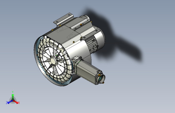2HB520-7HH36 2.2KW双叶轮高压鼓风机高压风机旋涡气泵无油真空泵