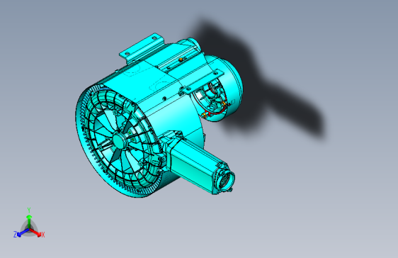 2HB520-7HH46 3KW双叶轮高压鼓风机高压风机旋涡气泵无油真空泵2
