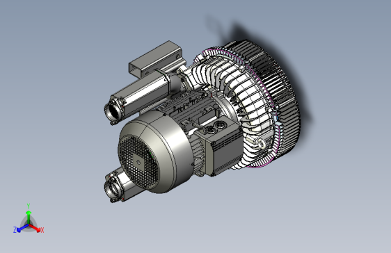 2HB740-7GH57 7.5KW双叶轮高压鼓风机高压风机旋涡气泵无油真空泵