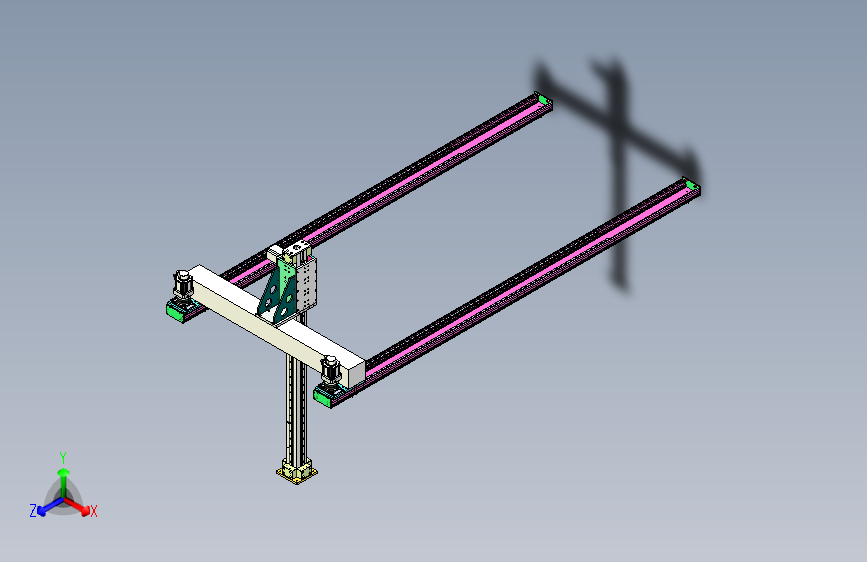 三轴2Y轴-X轴-Z轴  龙门桁架