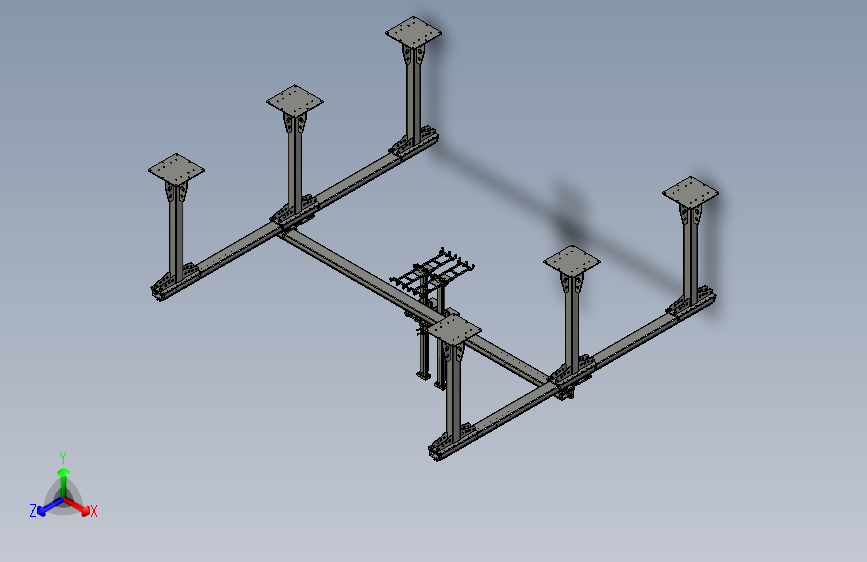 五轴2X轴-FXC-2Y200-X200-2Z80 龙门桁架